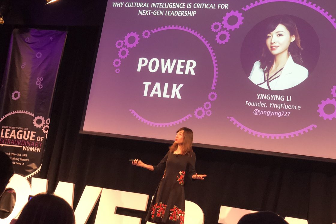 Yingying Li speaking at Silicon Valley Forum