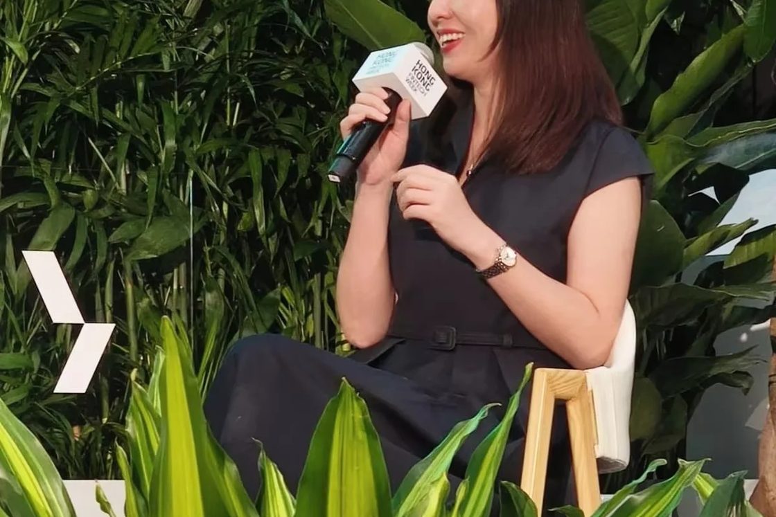Yingying Li moderating at Hong Kong Fintech Week 2024