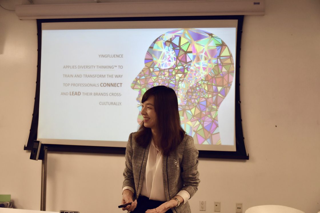 Yingying Li lecturing at Hult International Business School